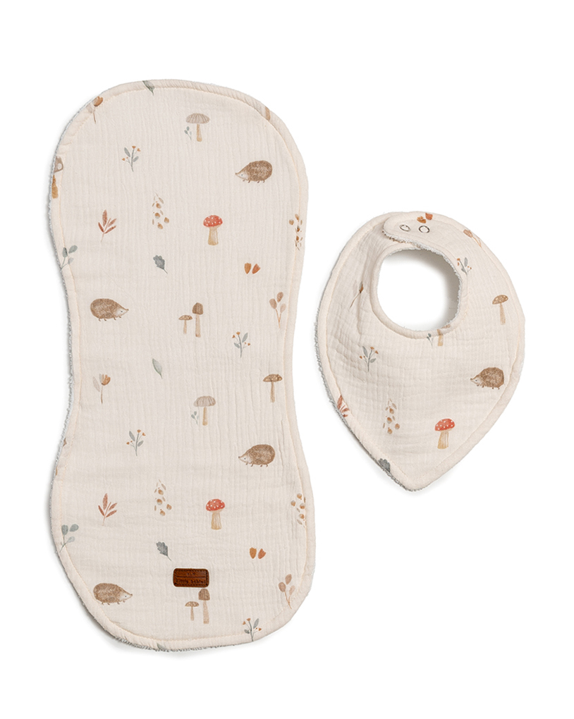 set bandana mas babita bebes babero erizo-000 Set Bandana + Babita Erizo - 000
