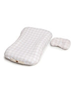 Nido ergonómico para bebé vichy beige con almohadita y manija-003