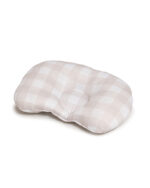Nido ergonómico para bebé vichy beige con almohadita y manija-004