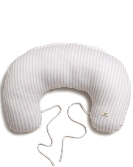 dona de lactancia almohadon de amamantar almohadon embarazo raya beige-000